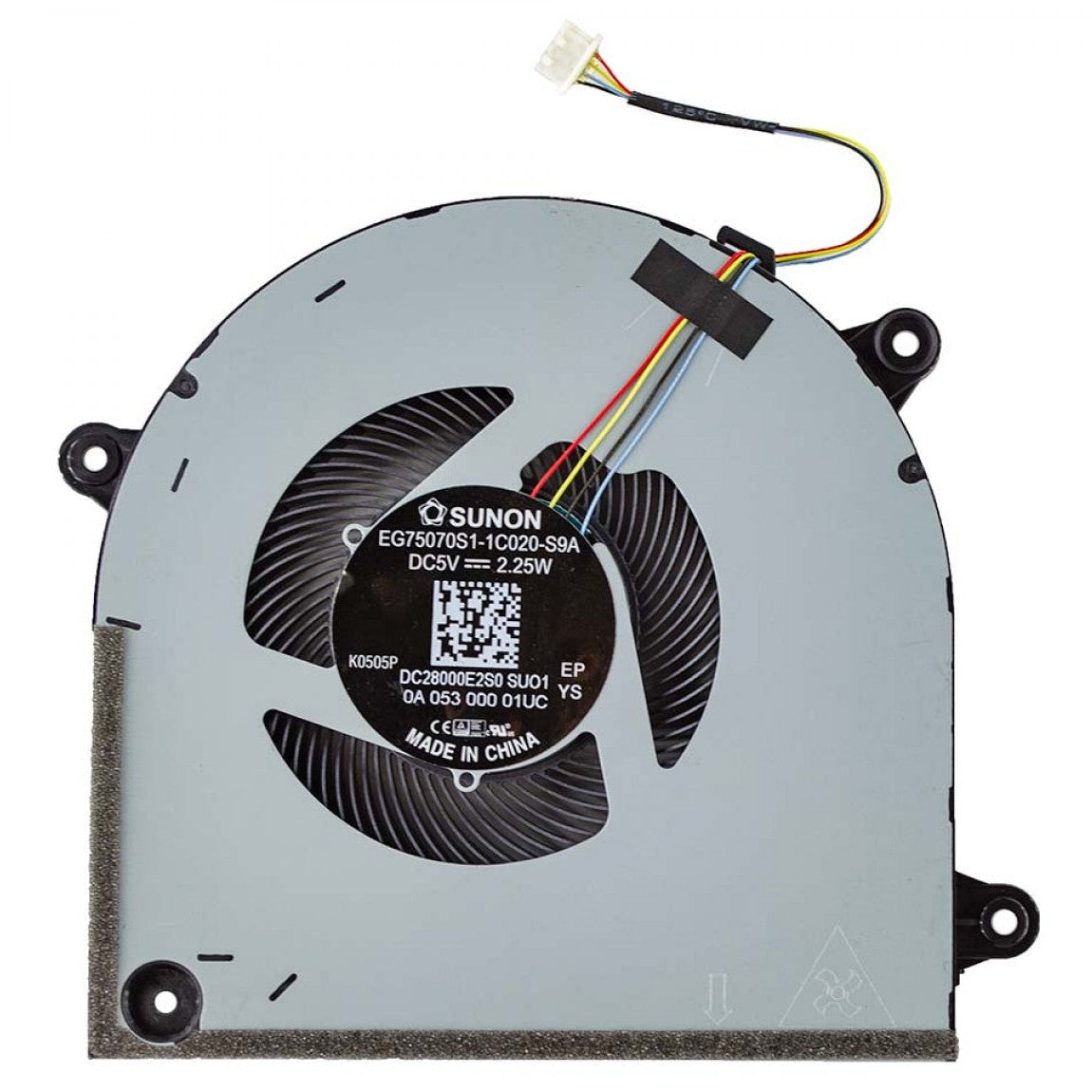 New Laptop GPU Graphics VGA Video Cooling Fan for Lenovo Legion Y540-17IRH 81Q4 Y540-17IRH-PG0 81T3 GTX1660Ti 5F10S13888 DC28000E2F0 DC28000E2S0 EG75070S1-1C020-S9A DFS200105BB0T FLGC DC5V for GTX1660Ti Graphics Only