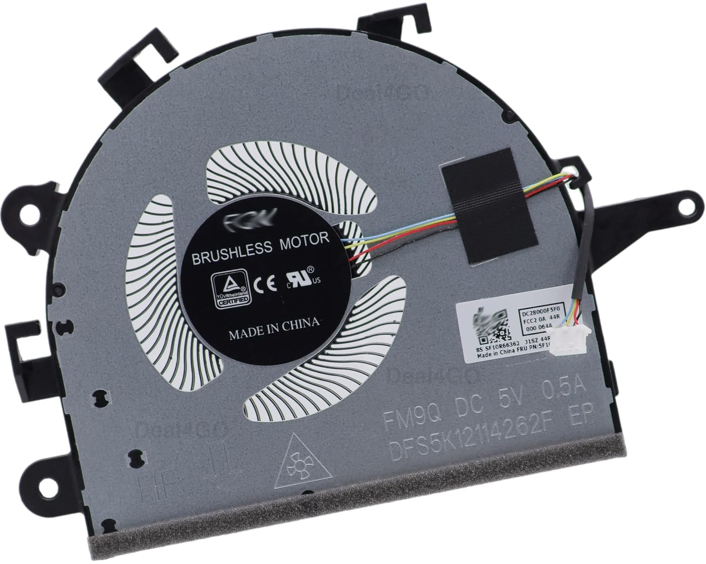 New Laptop CPU Cooling Fan for Lenovo IdeaPad 3-17ADA05 81W2 3-17ARE05 81W5 3-17IIL05 81WF 3-17IML05 81WC V17-IIL 82GX 5F10S13908 DC28000F5F0 DFS5K12114262F FM9Q DC5V