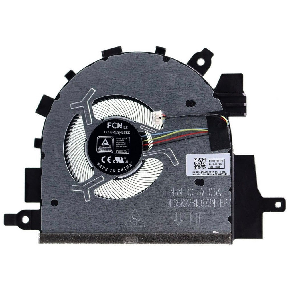 New Laptop CPU Cooling Fan for Lenovo IdeaPad 3-15 3-15ADA6 82KR 3-15ABA7 82RN 3-15ALC6 82KU 3-15IAU7 82RK 3-15ITL6 82H8 3i Gen 6 V15 G2-ITL 82KD G2-ALC 82KB G3-ABA 82TV G3-ACL 21A4 G3-IAP 82TT G4-IRU G4-IAH 5F10S13942 5F10S13943 5F10S13944 5F10S14010 5F10S14008 5F10S14009 5F10S14011 DC28000GBD0 DC28000GBF0 DC28000GBS0 DC28000HPF0 EG50060S1-1C050-S9A DFS5K22B15673N FNBN FPCY 5F10S13941 DC5V