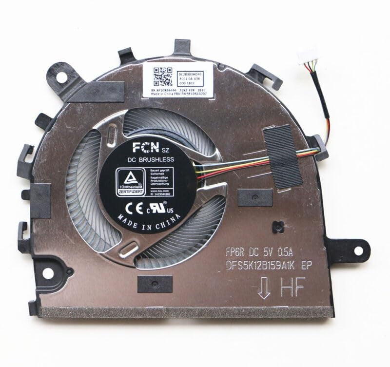 Lenovo CPU Cooling Fan for IdeaPad 14 ALC7 82R3 IAU7 82QC - 5F10S14007