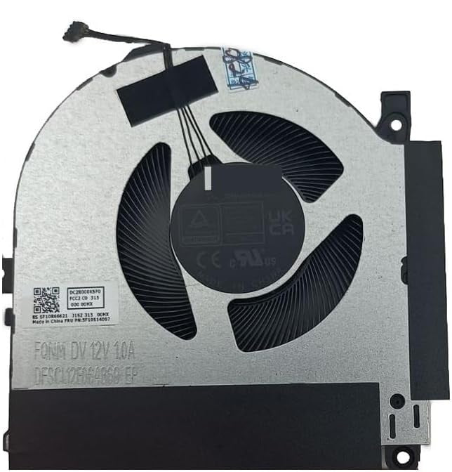 Lenovo CPU Cooling Fan for ThinkBook 16p Gen 4 G4 IRH 21J8 5F10S140976