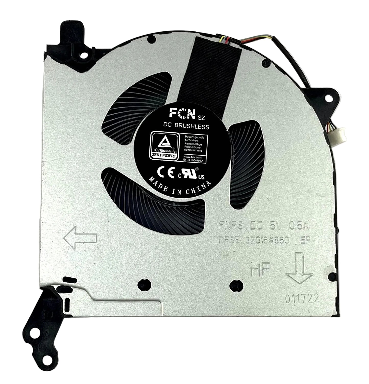 New Laptop GPU Graphics VGA Video Cooling Fan for Lenovo Legion 5-17ACH6 82K0 5-17ITH6 82JN 5H40S20353 5H40S20354 5H40S20366 5H40S20367 DFS5L32G164860 FNRS DC5V