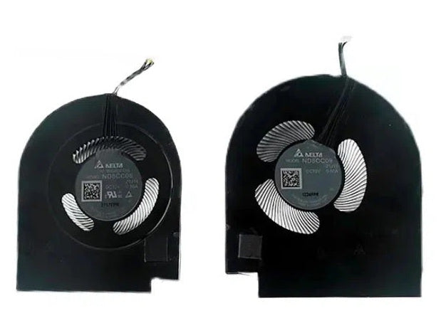 New Laptop CPU and GPU Cooling Fans for Lenovo ThinkPad P16 Gen 2 G2 5H41B77376 CPU Processor and GPU Graphics Cooling Fans