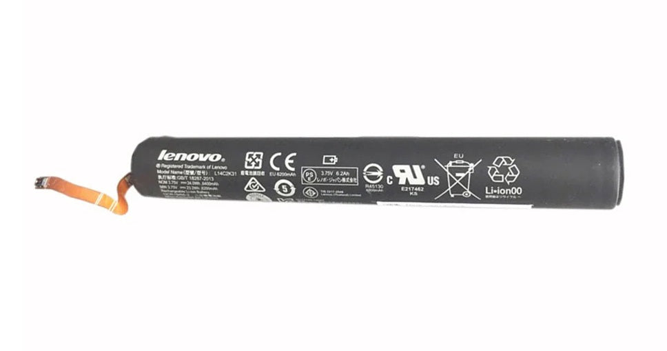 New Genuine Battery Pack for Lenovo Yoga Tablet 2-830F 2-830L 2-830LC 2-851F YT2-830F YT2-830L YT2-830LC YT2-851F L14D2K31 L14C2K31 Original 24Wh 3.75V