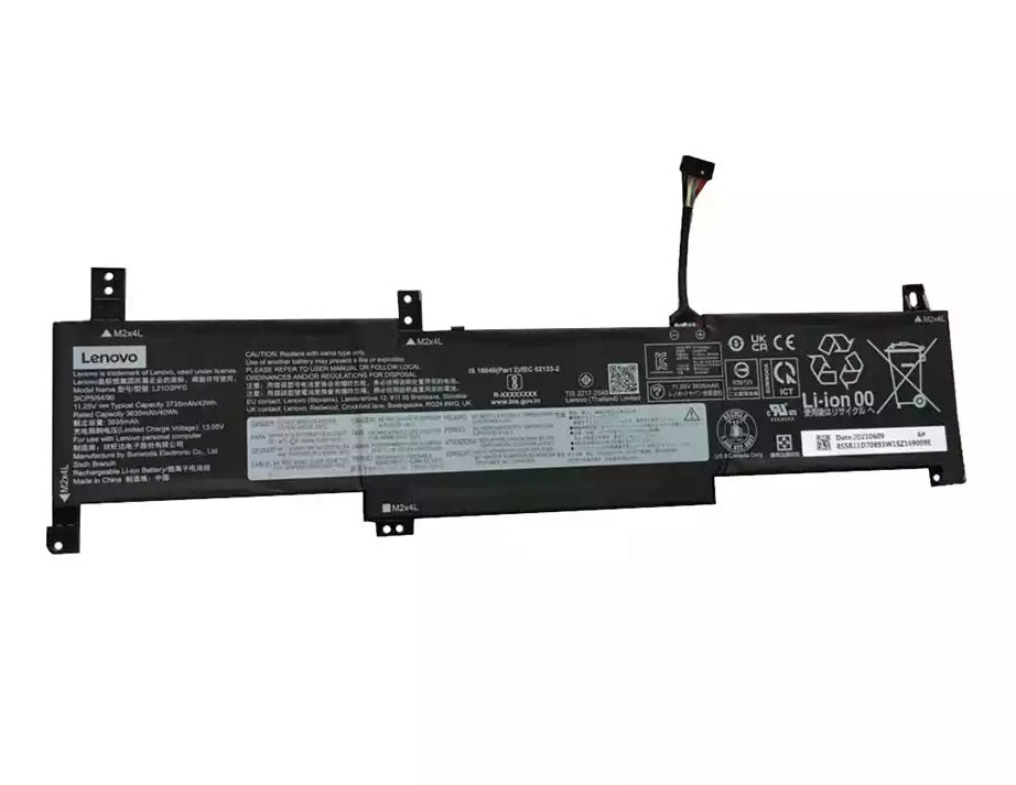 New Genuine Laptop Battery for Lenovo IdeaPad 1-14ALC7 1-14ADA7 1-14AMN7 1-14IAU7 1-14IGL7 1-14IJL7 IdeaPad 1-15ALC7 1-15ADA7 1-15AMN7 15IAU7 1-15IRU7 1-15IGL7 L21D3PF0 L21C3PF0 L21L3PF0 L21M3PF0 L21M3PF1 SB11D70894 5B11D70895 SB11N51748 5B11N51759 SB11D70892 5B11D70896 SB11N51763 5B11N51739 SB11D96114 5B11D96113 SB11N51754 5B11N51734 SB11D70893 5B11D70891 SB11N51721 5B11N51728 SB11E24663 5B11E24662 SB11N51756 5B11N51724 3ICP5/54/90 3ICP5/54/90 Original Battery Pack 11.25V 42Wh 3735mAh