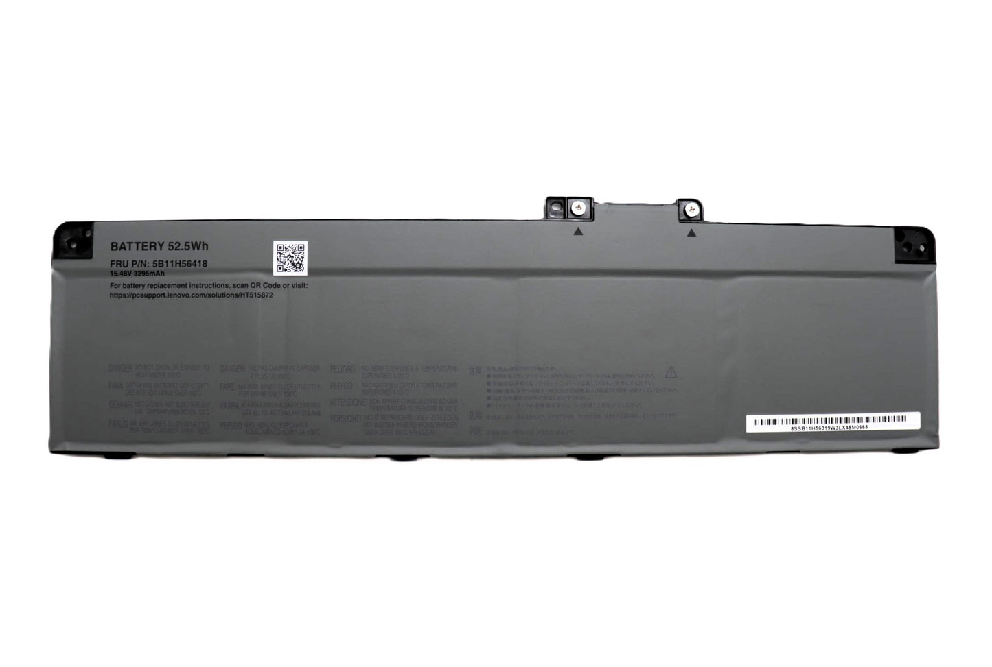 Lenovo Laptop Battery for ThinkPad T14 Gen 5 G5 21MC 21MD 21ML 21MM ThinkPad T14 Gen 6 G6 21QC 21QD 21QJ 21QK ThinkPad P14s Gen 5 G5 21ME 21MF ThinkPad P14s Gen 6 G6 21QL 21QM L23D4P71 L23B4P70 L23M4P72 L23C4P73 New Genuine Original Battery Pack 15.48V 52.5Wh 3392mAh 4-Cell