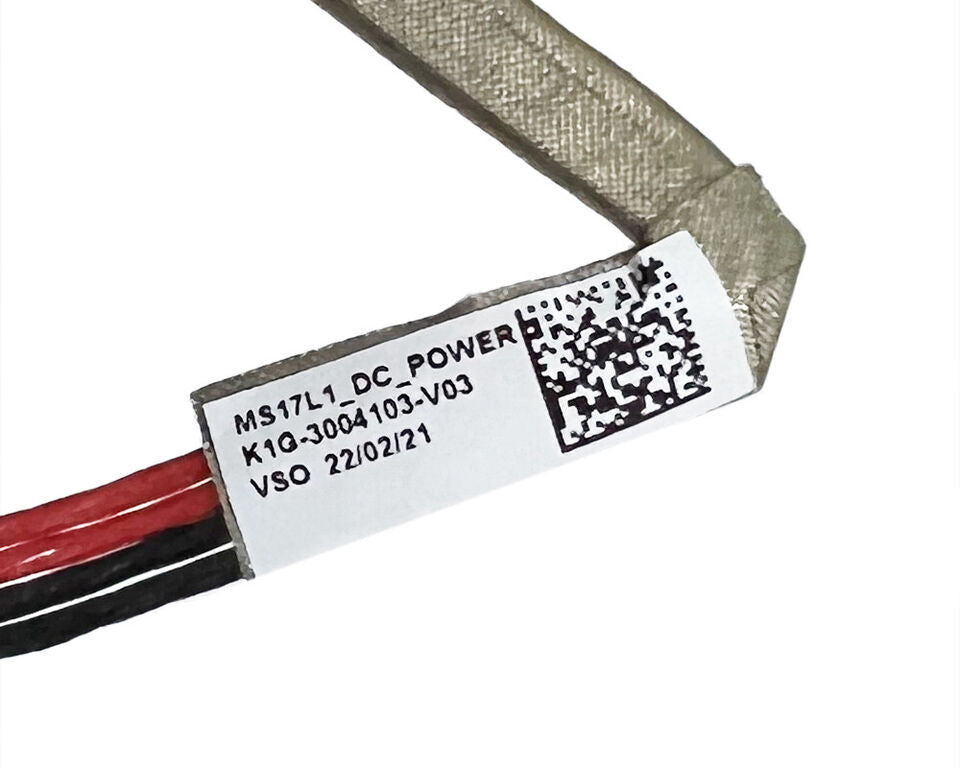 New Laptop DC In Power Jack Charging Port Connector Cable for MSI Katana GF76 11UE 11UEK 11UG Crosshair 17 A11UCK A11UDK A11UEK MS-17L1 MS-17L2 MS-17L5 MS17L1 MS17L2 MS17L5 K1G-3004103-V03 K1G-3004102-H39