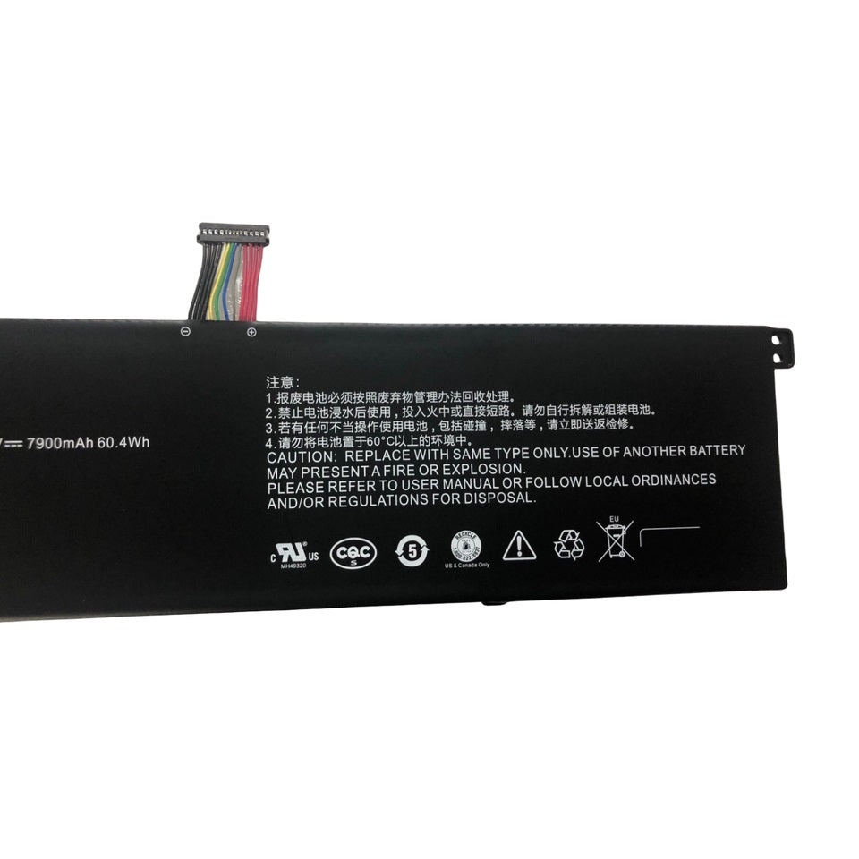 New Genuine Laptop Battery Pack for Xiaomi Mi Notebook Air 15.6" Mi Pro GTX 15.6 i3 i5 i7 TM1701 171501-AF 171501-AQ R15B01W Original 4-Cell 60.2Wh 7.6V