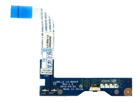 New Laptop On/Off Power Button Switch Board for Acer Aspire UltraBook M5-581 M5-581G M5-581T LS-8201P 55.RZCN2.001