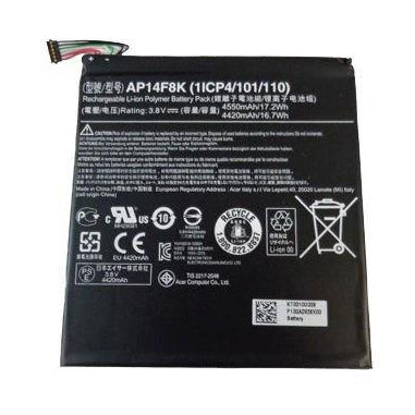 New Genuine Battery Pack for Acer Iconia Tab A1-850 B1-810 B1-820 W1-810 Tablet PC AP14F8K 11CP4/101/110 KT.0010G.008 Original 1-Cell 17.2Wh 3.8V