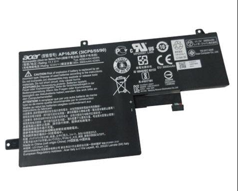 New Genuine Laptop Battery Pack for Acer Chromebook 11 N7 C731 C731T C732T AP16J8K AP16J5K 3ICP6/55/90 KT.00305.006 KT.0030G.015 Original 6-Cell 45Wh 11.1V