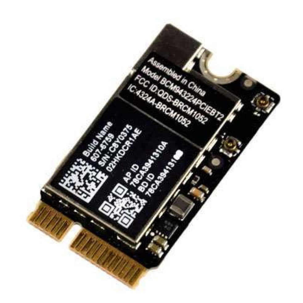 Laptop AirPort Wireless Wifi Bluetooth BT Card for Apple MacBook Air 11 13 A1369 A1370 A1465 A1466 607-8181 607-8821 BCM943224PCIEBT2 607-6762 661-6053 661-6622 661-5687 Used