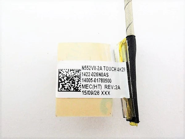 ASUS Laptop LCD Video Cable for N552 N552V N552VM N552VW N552VW-2A 14005-01780500 1422-026N0AS New LCD LED Display Touch Screen Video Cable 40-Pin TS
