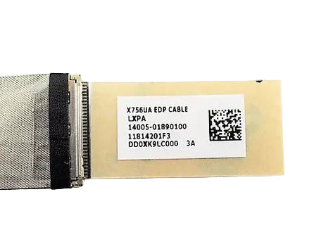 New Laptop LCD LED EDP Display Video Screen Cable for ASUS X756UA X756UB X756UJ X756UQ X756UV X756UX X756UW DD0XK9LC000 14005-01890100 30-Pin
