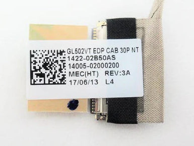 New Laptop LCD LED EDP Non-Touch Screen Display Video Cable for ASUS ROG F502V F502VM GL502V GL502VM GL502VS GL502VT GL502VY GL502VW 14005-02000200 1422-02B70AS 1422-02B50AS 30-Pin NTS
