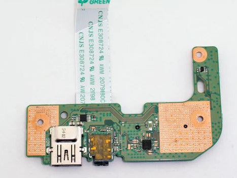 Audio Jack USB Port Socket Card Reader LED Board for ASUS A555U A555UA A555UJ F555U F555UA F555UJ F555UL K555U X555U X555UA X555UB X555UJ 69N0SQE11B00-01 60NB0AG0-IO1110 Used