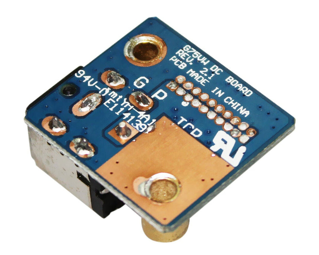 ASUS Laptop DC Power Jack Board for ROG G75V G75VM G75VW G75VX 69N0NQC10C01 New DC In Power Jack Charging Port Socket IO Board