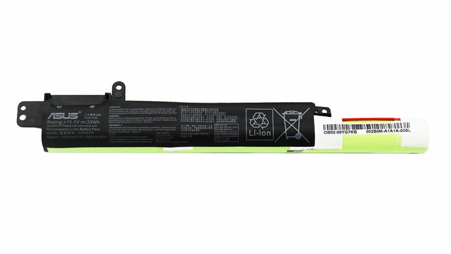 New Genuine Laptop Battery Pack for ASUS A407 A407U A507 A507MA A507U F407 F407MA F507 R407 R410 R423 R507 R507UA R507UB R510 X407 X407MA X407UA X407UB X407UF X507 X507MA X507UA X507UB Y5000U A31N1719 A31L04Q 0B110-00520200 0B110-00520500 A31N1719-1 Original 3-Cell 33Wh 10.8V