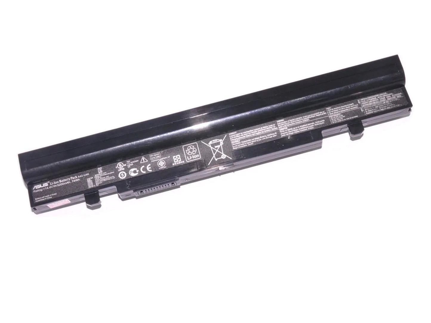 ASUS A32-U46 New Battery U46SM U46SV U56 U56E U56J U56JC U56S U56SV A41-U46 A42-U46 4INR18/65 4INR18/65-2