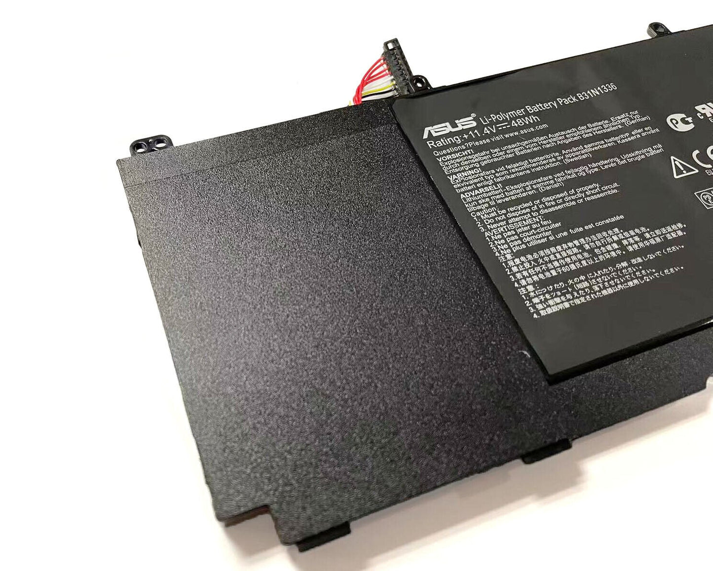 New Genuine Laptop Battery Pack for ASUS VivoBook A551L K551L K551LA K551LB K551LN R553L R553LF R553LN S551 S551LA S551LB S551LN V551L V551LA B31N1336 C31-S551 Original 2-Cell 48Wh 11.4V