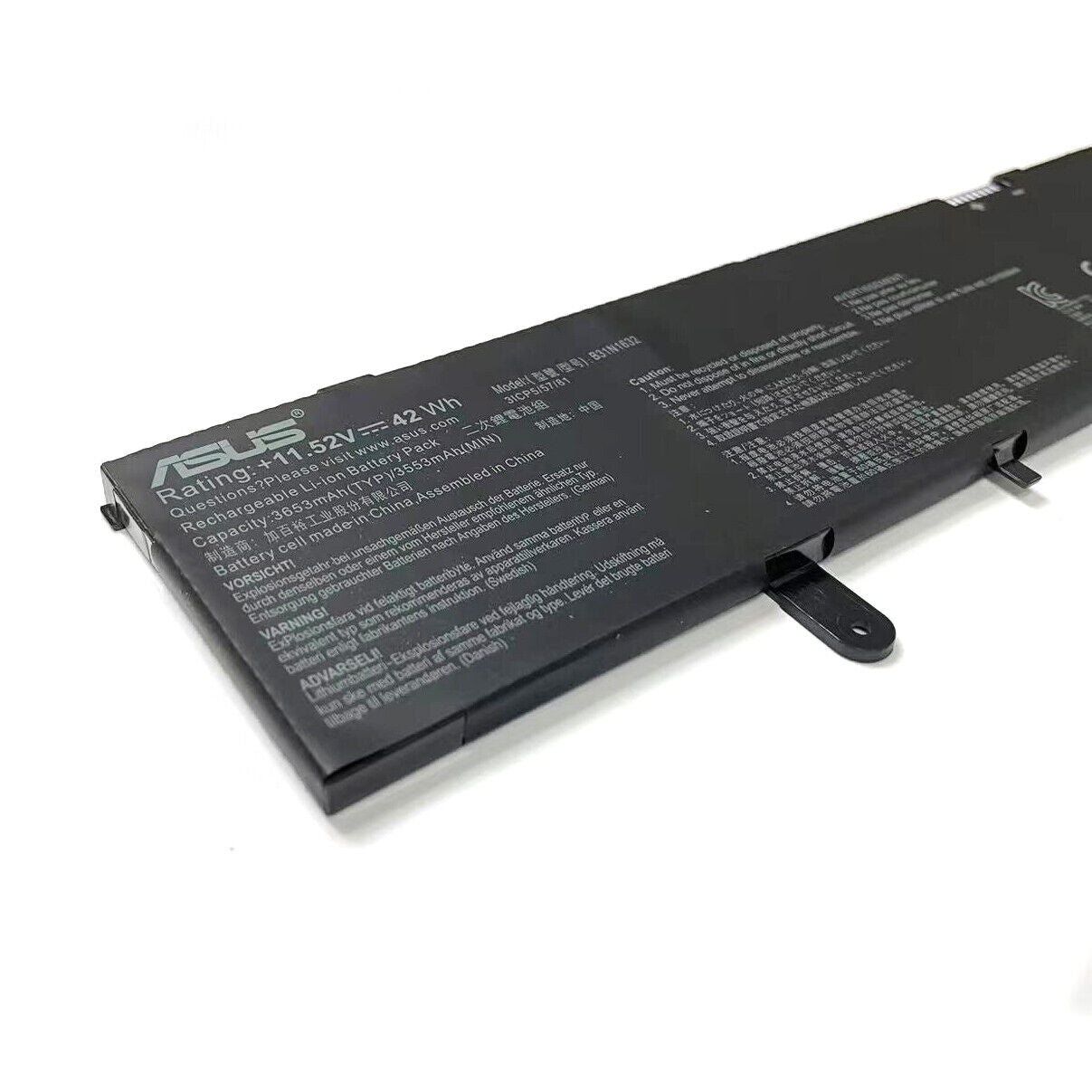 ASUS B31N1632 Battery X405 X405U X405UA X405UQ X405UR S4000U S4100U 0B200-02540000 0B200-02540300