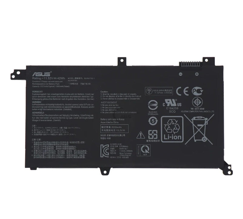 ASUS B31N1732 Battery X430UA X430UF X430UN X571GD X571GT X571LH X571LI 0B200-02960000 0B200-02960400