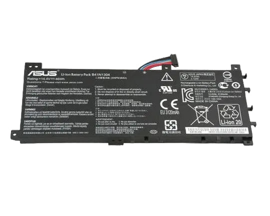 New Genuine Laptop Battery Pack for ASUS VivoBook A451LA A451LN K451LA K451LB R451LA R453LA S451LA S451LB V451L V451LA B41N1304 B41BK4G 0B200-00530000 Original