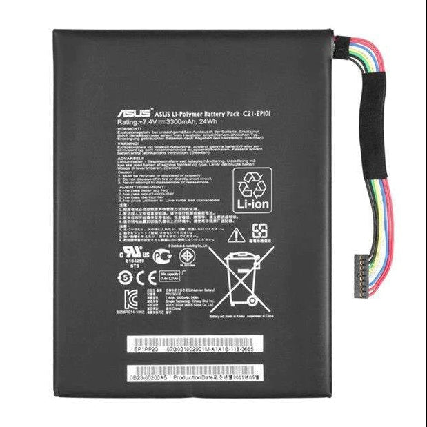 New Genuine Battery Pack for ASUS EeePad Transformer TF101 TF101G TF300T TF300TG Tablet PC C21-EP101 07G031002901 07G031002902 07G031002903 Original 24Wh 7.4V