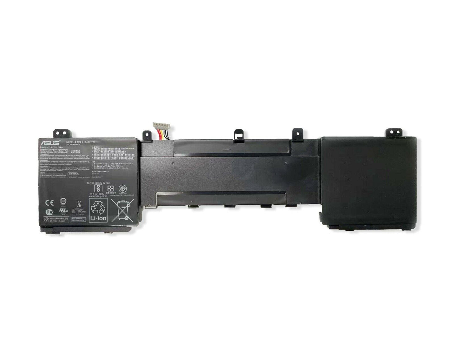 New Genuine Laptop Battery Pack for ASUS ZenBook Pro 15 UX550GE UX550GEX UX550GD UX550GDX UX580GD UX580GDX UX580GE UX580GEX C42N1728 0B200-02520100 0B200-02520200 Original 4-Cell 71Wh 15.4V
