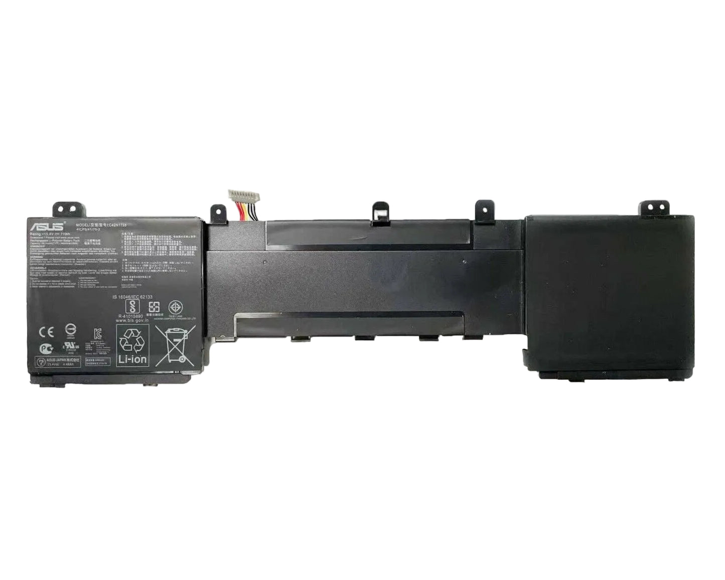New Genuine Laptop Battery Pack for ASUS ZenBook Pro 15 UX550GE UX550GEX UX550GD UX550GDX UX580GD UX580GDX UX580GE UX580GEX C42N1728 0B200-02520100 0B200-02520200 Original 4-Cell 71Wh 15.4V