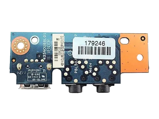 Laptop USB Audio Jack Port Board for ASUS A53 A53E A53U A53Z K53 K53E K53T K53U K53Z X43B 435NOU88L01 60-N5DUS1000-A01 LS-7322P Used