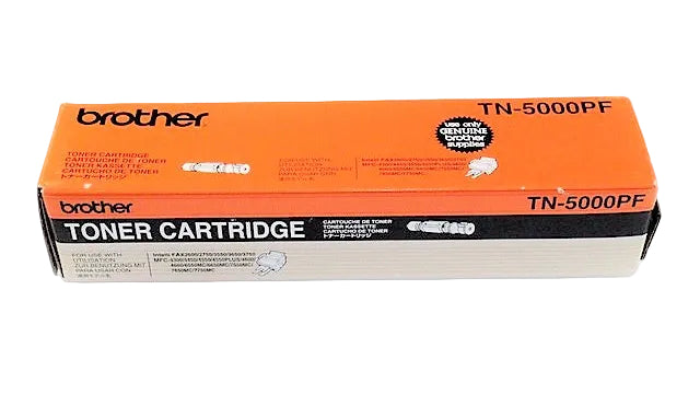 New Toner Cartridge OEM Genuine for Brother MFC-4300 4450 4550 4600 4660 6550 6650 7550 7650 7750 FAX2600 2750 3550 3650 3750 Laser Printer TN-5000PF