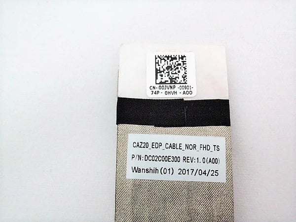 Dell LCD LED Display Video eDP Cable FHD CAZ20 Touch Screen Latitude 7480 E7480 DC02C00E300 00JVNP 0JVNP