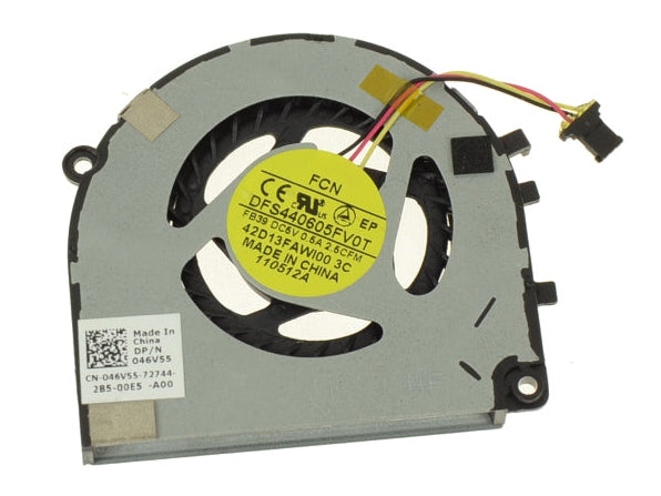 New Laptop CPU Cooling Fan for Dell XPS 13 13D L321x 046V55 46V55 DFS440605FV0T FB39 42D13FAWI10 EG50050V1-C000-G9A UMA