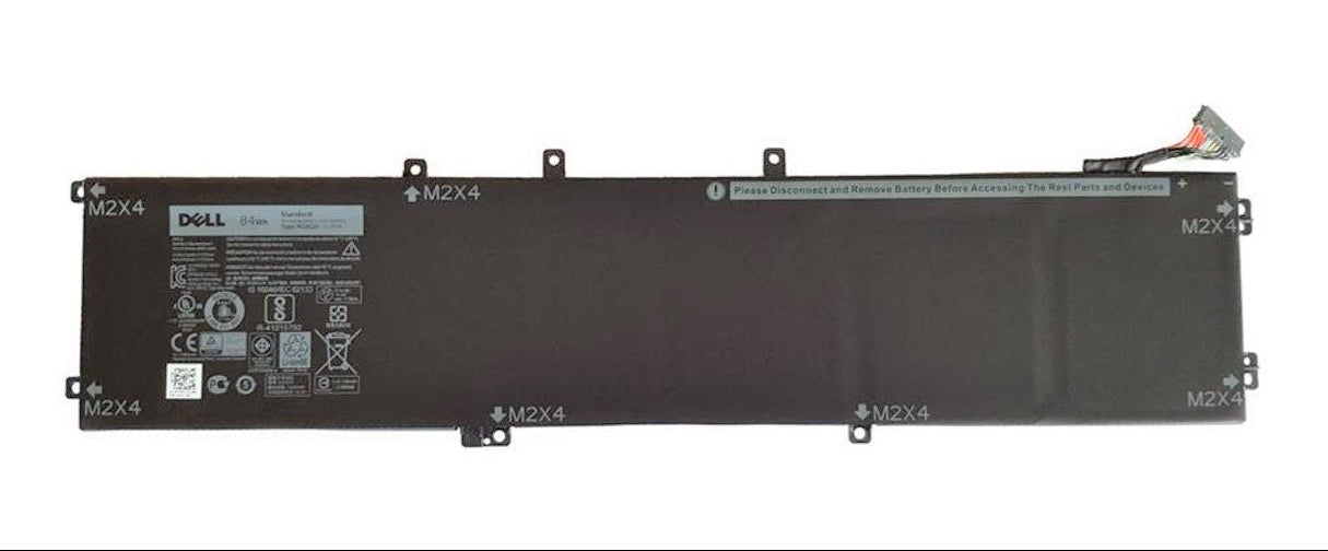 New Genuine Laptop Battery Pack for Dell XPS 15 9550 15-9550 Precision 15 5510 15-5510 Mobile Workstation Models No HDD Only 4GVGH 01P6KD 0T453X 1P6KD T453X Original 6-Cell 84Wh 11.4V