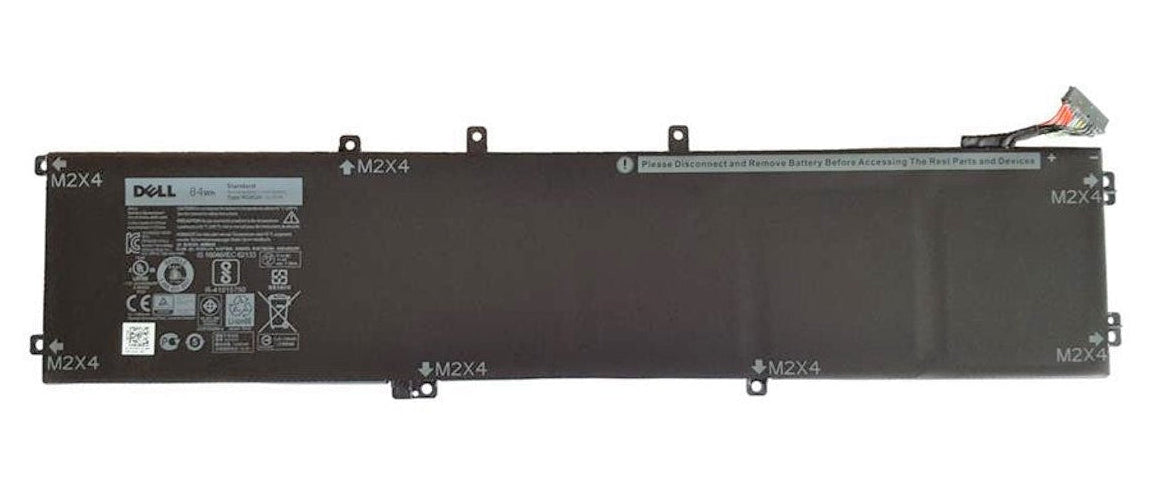 New Genuine Laptop Battery Pack for Dell XPS 15 9550 15-9550 Precision 15 5510 15-5510 Mobile Workstation Models No HDD Only 4GVGH 01P6KD 0T453X 1P6KD T453X Original 6-Cell 84Wh 11.4V