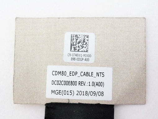 New Laptop LCD LED EDP Non-Touch Screen Display Video Cable for Dell Latitude 5580 E5580 Precision 3520 M3520 DC02C00E800 748W1 0748W1 CDM80 NTS
