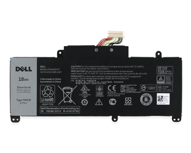 New Genuine Battery Pack for Dell Venue 8 Pro 5830 T01D Tablet PC VXGP6 X1M2Y 74XCR 074XCR 0VXGP6 0X1M2Y Original Li-Ion 18Wh 3.7V