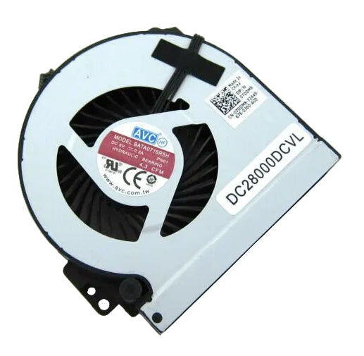 New Laptop CPU Cooling Fan for Dell Precision M6800 BATA0716R5H-PN01 DC28000DCDL KSB0605HC DA03 7DDM8 07DDM8 DC28000DCVL