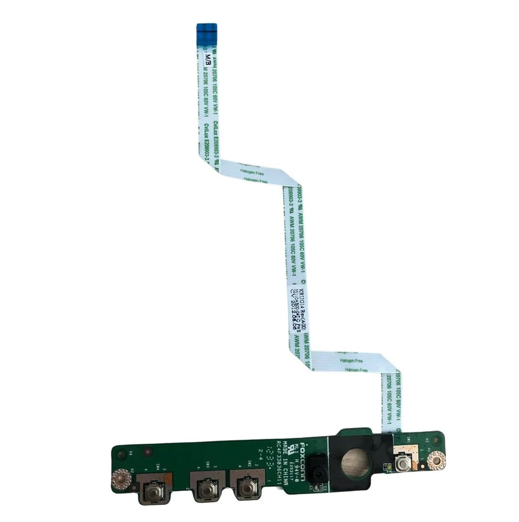 New Laptop Power Media Button Board for Dell Latitude 5420 E5420 P16G RC4F33036CH11 07V482 7V482