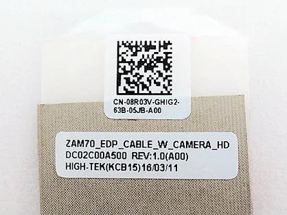 New Laptop LCD LED EDP Non-Touch Screen Display Video Camera Cable ZAM70 HD NTS for Dell Latitude E5450 DC02C00A500 8R03V 08R03V