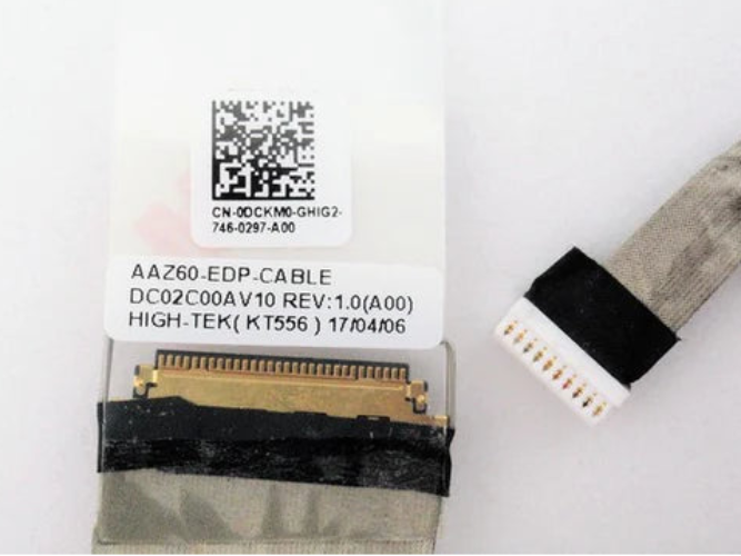 New Laptop LCD LED EDP Non-Touch Screen Display Video Cable for Dell Latitude 7470 E7470 DC02C00AV10 DCKM0 DC02C00AV00 0DCKM0 AAZ60 30-Pin NTS