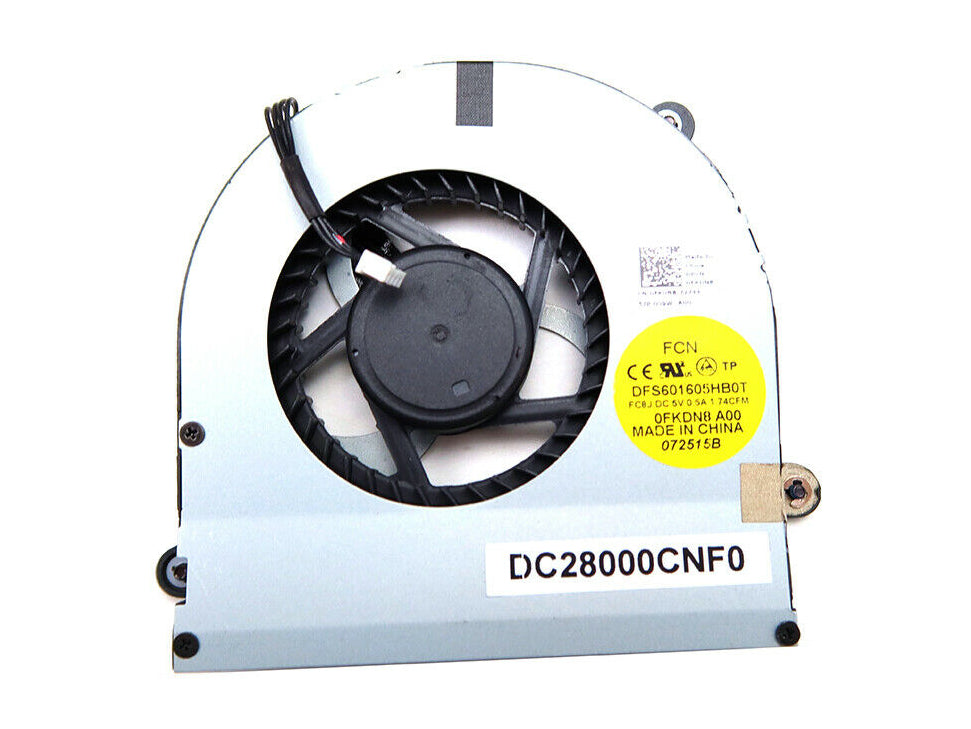New Laptop GPU Cooling Fan for Dell Alienware M17x R3 R4 R5 M17xR3 M17xR4 m17xR5 4K1MM THPDJ DC280009AN0DC28000BGF0 DC28000CNF0 DFS601605HB0T FC8J 0THPDJ 04K1MM FKDN8 0FKDN8 GPU Video Graphics VGA Cooling Fan