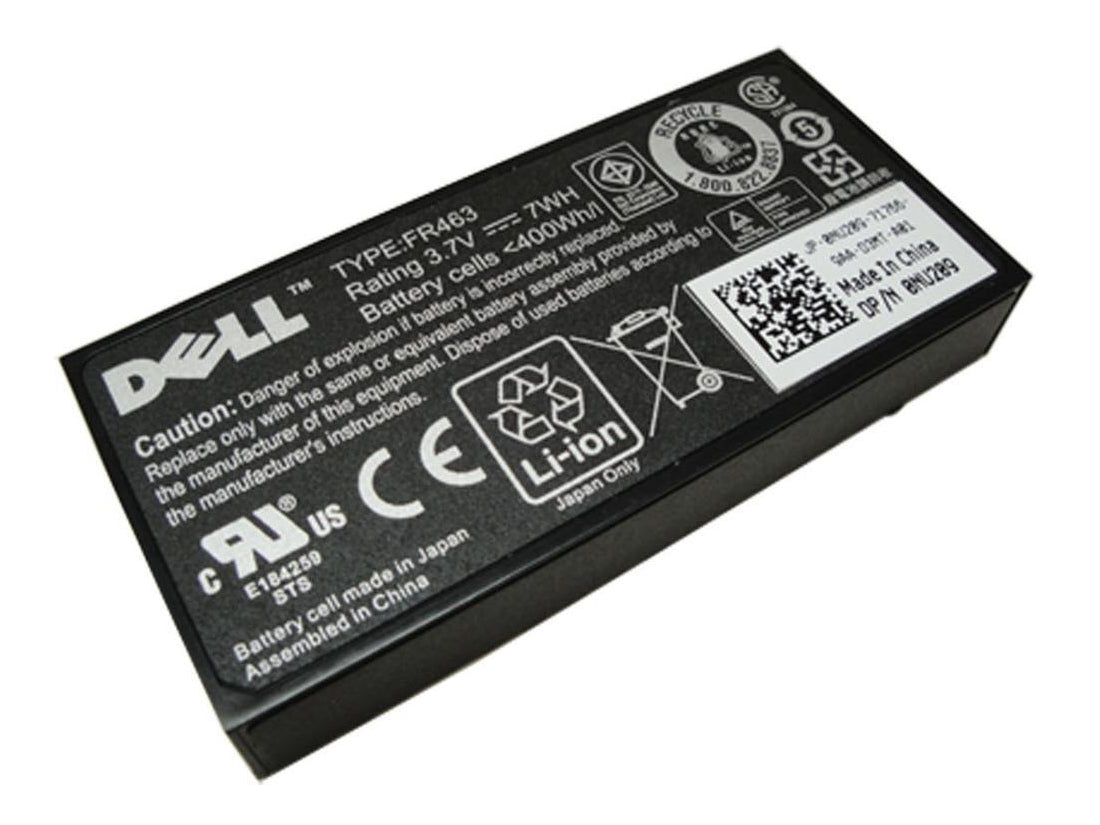 Dell Battery Pack for PowerEdge PERC 5i 6i Server Computer 0FR463 0NU209 0P9110 0U8735 11CP11/35/51 New Genuine Original 1-Cell 7Wh 3.7V NU209 P9110 U8735 FR463