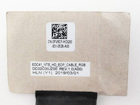 New Laptop LCD LED EDP Non-Touch Screen RGB Display Video Cable for Dell Latitude 5400 5401 5402 5405 DC02C00JZ00 FV8CF 0FV8CF HD EDC41 30-Pin NTS