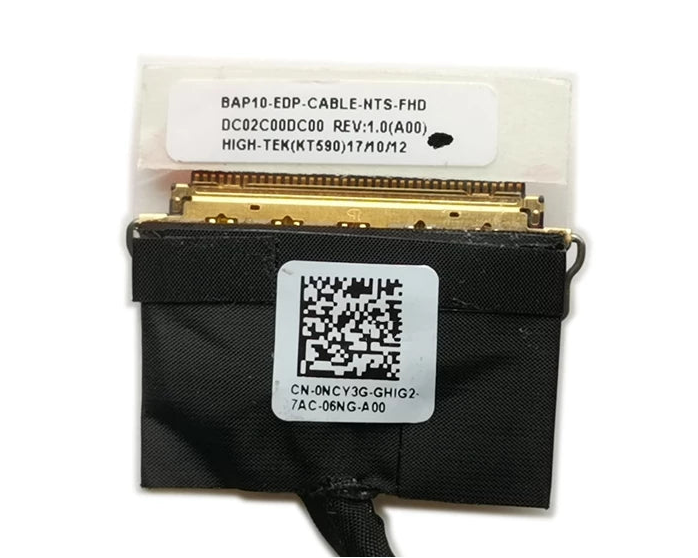 New Laptop LCD LED Non-Touch Screen Display Video Cable for Dell Alienware 15 R3 R5 15R3 15R5 ALW15R3 ALW15R5 DC02C00DC00 NCY3G 0NCY3G FHD BAP10 NTS