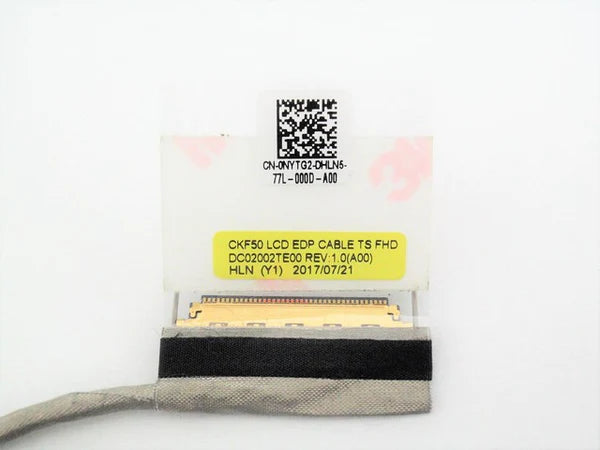 Dell Laptop LCD Video Cable for Inspiron 15 7570 7577 7587 7588 15-7570 15-7577 15-7587 15-7588 DC02002TE00 NYTG2 0NYTG2 New LCD LED EDP Display Touch Screen Video Cable FHD CFK50