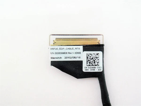 Dell Laptop LCD Video Cable for Alienware 17 R2 R3 17R2 17R3 P43F 17E ALW17R2 ALW17R3 DC02C009E00 0VDW88 VDW88 New LCD LVDS Display Screen Cable Non-Touch AAP20