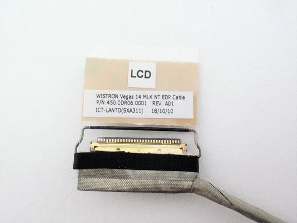 Dell Laptop LCD Video Cable for Inspiron 14 3476 14-3476 Vostro 14 3473 3478 14-3473 14-3478 450.0DR06.0001 VXDCW 0VXDCW New LCD LED EDP Display Video Screen Cable Vegas 14 MLK NT Non-Touch