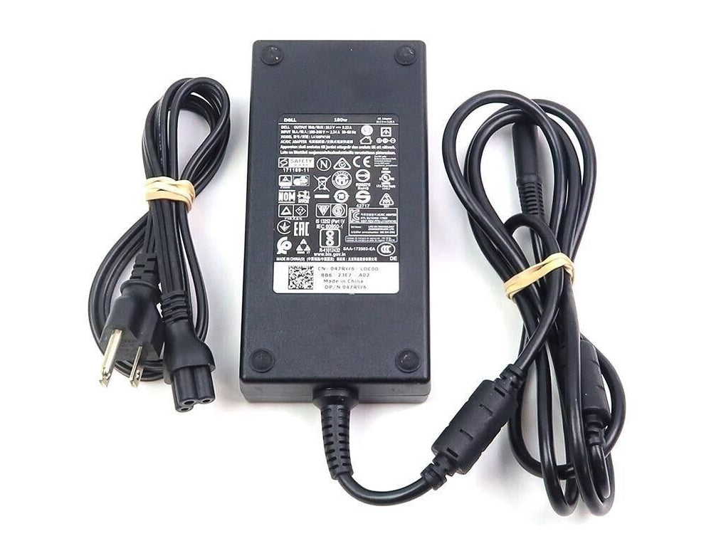 Dell New Genuine AC Power Supply Charger Adapter 19.5V 180W for Alienware 15 R1 R2 15R1 15R2 Inspiron 15 7577 P72F AIO One 23 2320 2350 Precision 7510 7520 7530 7710 7720 M2800 M4600 M4700 M4800 M6600 M6800 3XYY8 47RW6 74X5J DW5G3 DA180PM111 0WW4XY 047RW6 074X5J 0DW5G3 WW4XY New